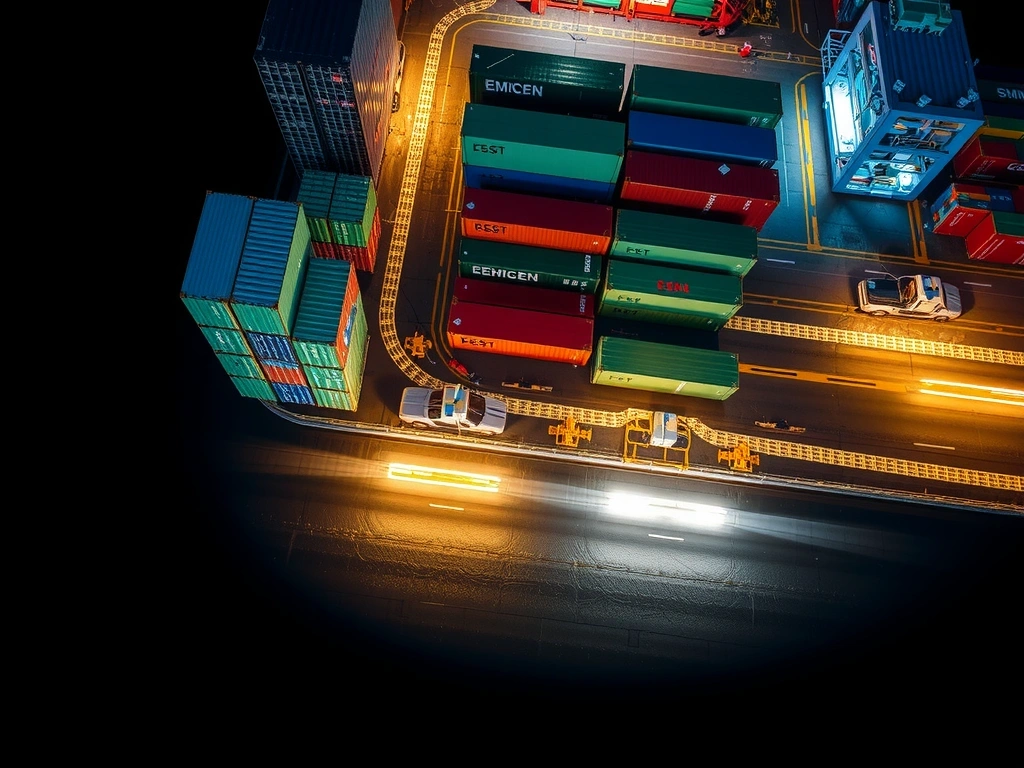 Logistics data movement visualization